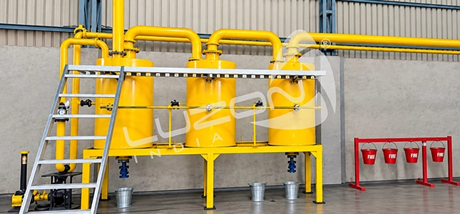 Waste Tyre Recycling Plant in Rajkot, Gujarat - Luzon India