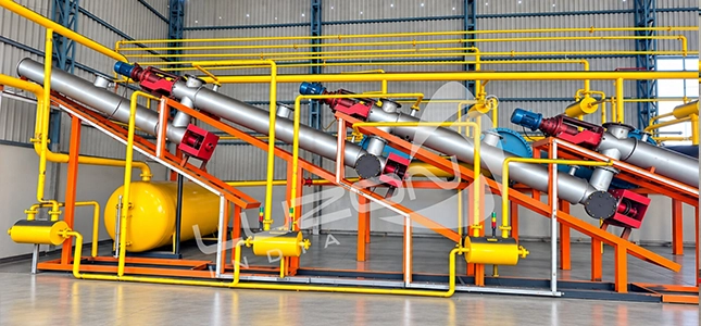 Waste Tyre Recycling Plant in Rajkot, Gujarat - Luzon India